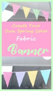 Spring Fabric Banner