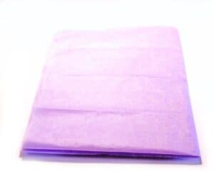 folded tissue paper