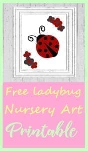 Free Ladybug Nursery Art