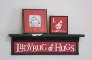 Ladybug Shelf - Ladybug Nursery