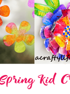 20 plus spring flower kids craft - acraftylife.com #craftsforkids #preschool #kidscrafts