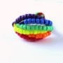 Rainbow Bracelet Craft - Fun Easy Kid Craft - A Crafty Life