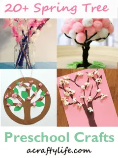 20 plus spring tree crafts - kids crafts # - acraftylfie.com
