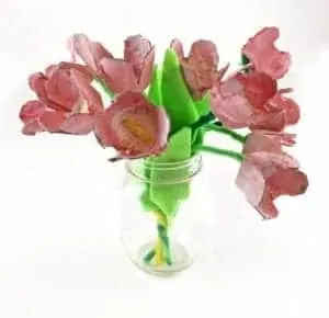 tulip craft - flower craft - kids crafts - acraftylife.com