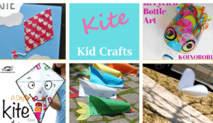 kite crafts for kids- spring kid crafts- kid crafts - acraftylife.com #preschool