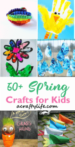 spring kid crafts- kid crafts - acraftylife.com #preschool #craftsforkids #crafts #kidscraft