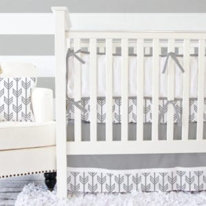 arrow crib bedding - arrow nursery ideas - acraftylife.com