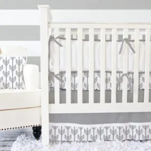 arrow crib bedding - arrow nursery ideas - acraftylife.com