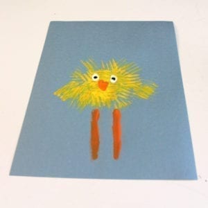 chick craft with details - easter craft - spring craft - crafts for kids- kid crafts - acraftylife.com #preschool