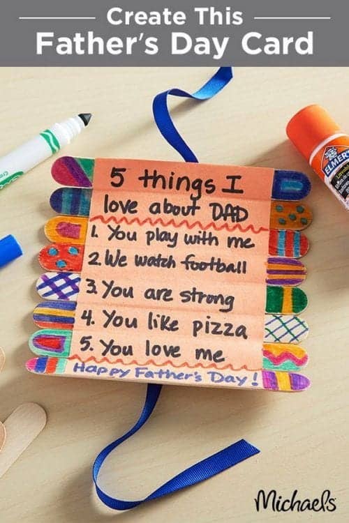 17 Easy Father’s Day Kids Crafts Make Dad Gifts A Crafty Life