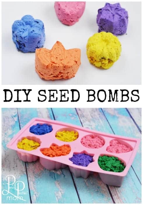 diy seed bombs garden craft for kids - garden craft for kids - spring craft - acraftylife.com #preschool #craftsforkids #crafts #kidscraft