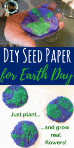 seed paper Earth Kid Craft - Earth craft for kids – recycle craft for kids - spring craft - acraftylife.com #preschool #craftsforkids #crafts #kidscraft