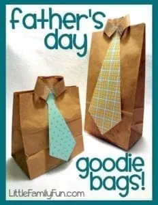 dad goodie bag- fathers day craft -crafts for kids- kid crafts - acraftylife.com #preschool #kidscraft #craftsforkids