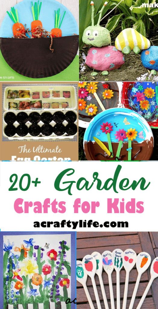 Make some fun garden crafts for kids.