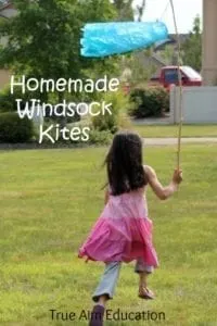 windsock kite - spring kid crafts- kid crafts - acraftylife.com #preschool #craftsforkids #crafts #kidscraft