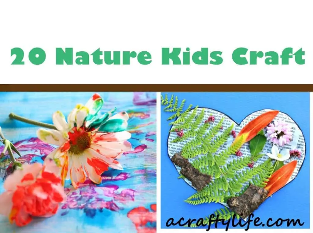 nature kids craft - kid crafts - acraftylife.com #preschool #craftsforkids #crafts #kidscraft