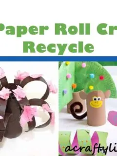 A list of 30 paper roll crafts - toilet paper roll craft - acrafylife.com