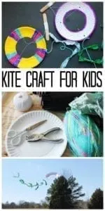 paper plate kite - spring kid crafts- kid crafts - acraftylife.com #preschool #craftsforkids #crafts #kidscraft