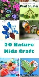 nature kids craft - kid crafts - acraftylife.com #preschool #craftsforkids #crafts #kidscraft