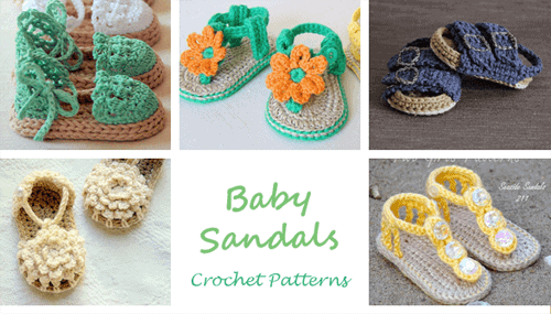 baby sandal - baby shoes crochet pattern - baby gift #crochet #baby