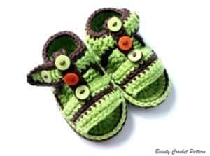 baby sandal - baby shoes crochet pattern - baby gift
