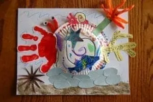 hermit crab craft - ocean kid craft - crafts for kids- kid crafts - acraftylife.com #preschool