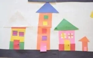city shape kids crafts - crafts for kids- kid crafts - acraftylife.com #preschool