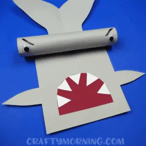 hammerhead shark kids crafts - crafts for kids- ocean kid crafts - acraftylife.com #preschool
