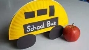 school bus kid craft - back to school kids crafts - crafts for kids- acraftylife.com #preschool