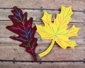 scratch leaf - autumn kid craft - fall kid crafts crafts for kids- acraftylife.com #preschool #craftsforkids #kidscrafts
