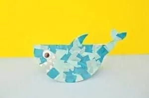 rocking shark kids crafts - crafts for kids- ocean kid crafts - acraftylife.com #preschool