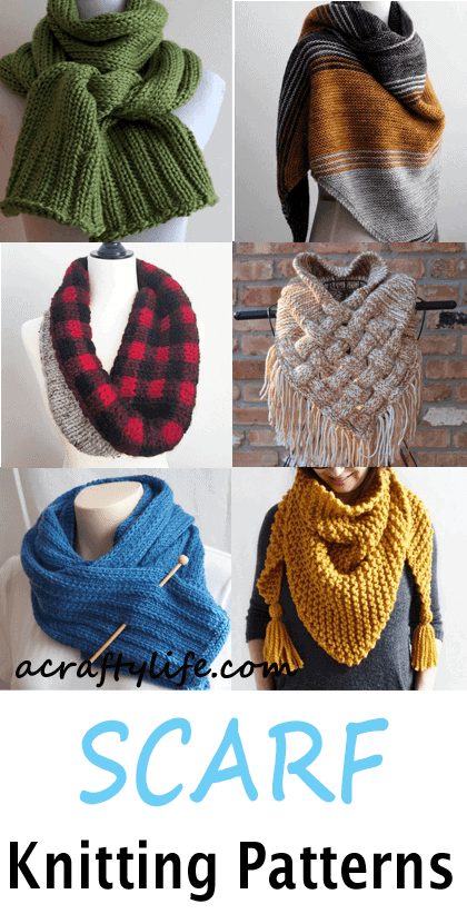 11 Winter Scarf Knitting Patterns – Cozy Gifts - A Crafty Life