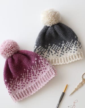 Crochet beanie patterns - Crochet hat pattern - womens hat- Make a winter hat - A Crafty Life #crochet #crochetpattern #crochethat