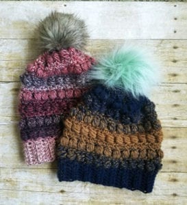 15 Crochet Beanie Patterns -Quick Winter Hats - A Crafty Life