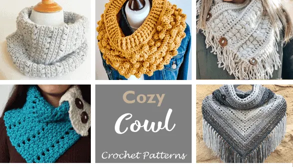 crochet cowl pattern- scarf crochet pattern pdf - acraftylife.com #crochet #crochetpattern