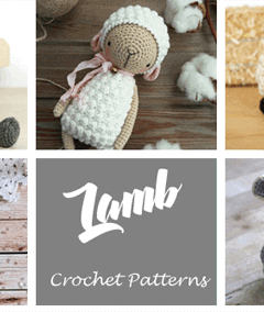 crochet lamb pattern - sheep pattern - A Crafty Life #crochet #crochetpattern #baby #amigurumi