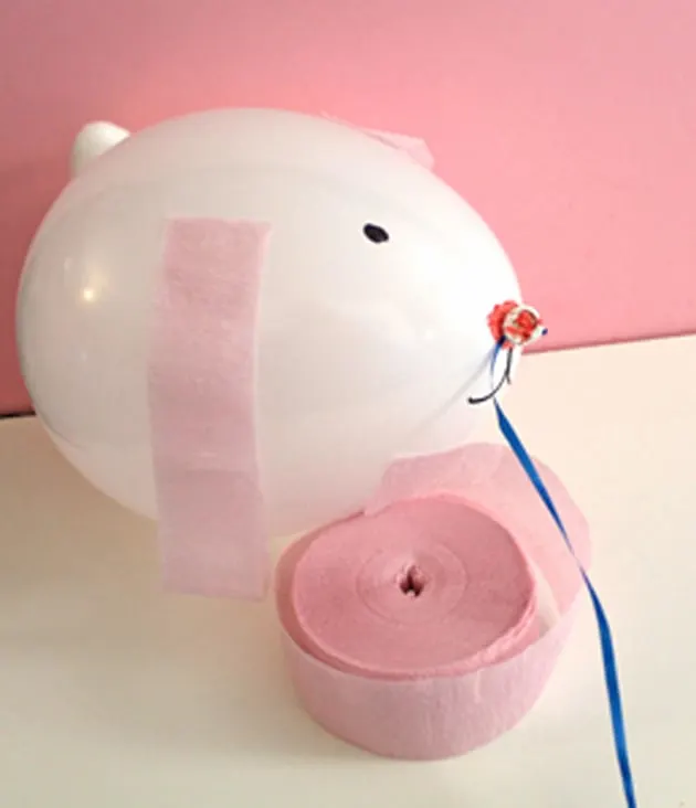 balloon rabbit craft for kids