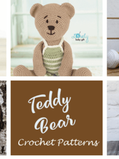 teddy bear crochet patterns - crochet pattern pdf - stuffed teddy bear toy -amorecraftylife.com amigurumi #crochet #diy #crochetpattern #amigurumi