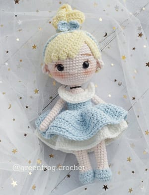 crochet doll patterns - crochet pattern pdf - stuffed toy -acraftylife.com amigurumi #crochet #diy #crochetpattern #amigurumi