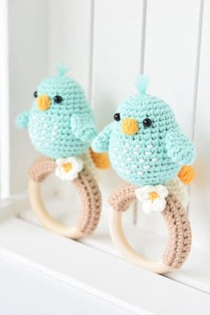 crochet baby rattle Patterns - Cute Gifts - A Crafty Life - amigurumi #crochet #crochetpattern #baby