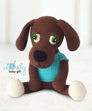 amigurumi crochet dog patterns - puppy crochet pattern pdf - acraftylife.com amigurumi #crochet #diy