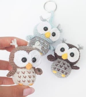 crochet owl pattern- amigurumi crochet pattern pdf - acraftylife.com #crochet #crochetpattern