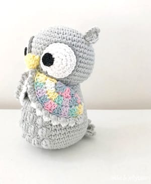crochet owl pattern- amigurumi crochet pattern pdf - acraftylife.com #crochet #crochetpattern