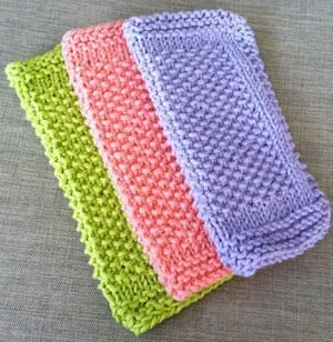 knit dishcloth patterns - knitting pattern -acraftylife.com #diy #knittingpattern