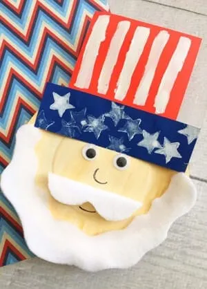 July 4th kids crafts -crafts for kids- kid crafts - acraftylife.com #preschool #kidscraft #craftsforkids