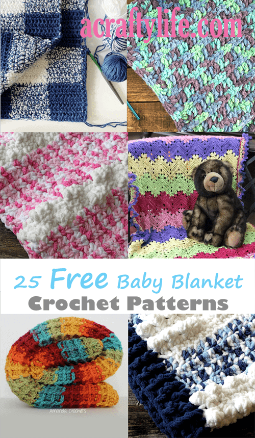 free crochet baby afghan pattern - amorecraftylife.com - boy blanket #baby #crochet #crochetpattern #freecrochetpattern