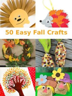 fall kid crafts crafts for kids- acraftylife.com #preschool #craftsforkids #kidscrafts