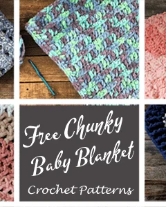 free blue dreams baby blanket crochet pattern - free chunky crochet baby blanket patterns - acraftylife.com - boy blanket #baby #crochet #crochetpattern #freecrochetpattern
