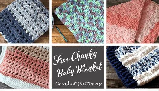 20 Free Crochet Baby Blanket Patterns for Bulky Yarn - Crafting Each Day