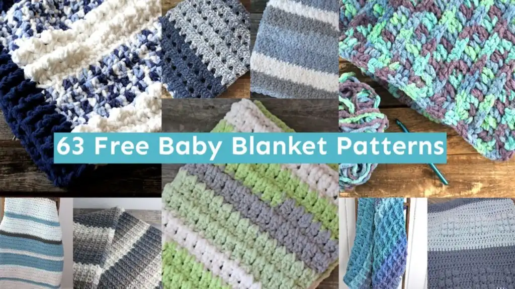 63 Easy & Cute Crochet Baby Boy Blanket Patterns